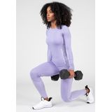 Gorilla Wear - Selah Long Sleeve - Sportshirt - Zwart - Naadloos - Four-Way Stretch