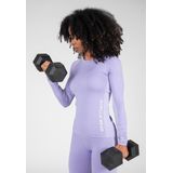 Gorilla Wear - Selah Long Sleeve - Sportshirt - Zwart - Naadloos - Four-Way Stretch