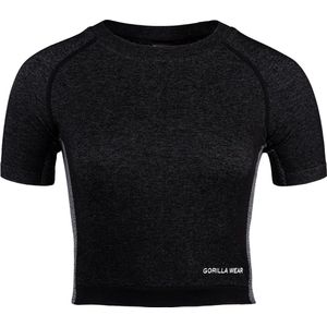 Gorilla Wear - Selah - Crop Top - Zwart
