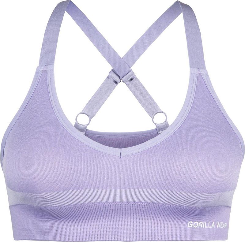Gorilla Wear - Selah - Sportbeha - Lila - Medium Ondersteuning