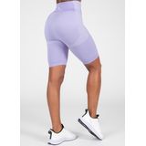 Gorilla Wear - Selah Seamless Cycling Shorts - Lila - Naadloos Hoog Taille Zweetafvoerend