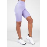 Gorilla Wear - Selah Seamless Cycling Shorts - Lila - Naadloos Hoog Taille Zweetafvoerend
