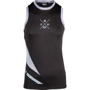 Gorilla Wear - Hornell - Tanktop - Zwart/Grijs - Lichtgewicht Polyester