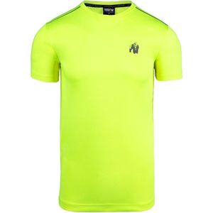 Gorilla Wear - Washington - Sportshirt - Geel - Lichtgewicht Polyester - Reflecterende Details