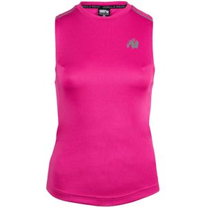 Gorilla Wear - Raleigh Tank Top - Roze - Lichtgewicht Polyester - Regular Fit