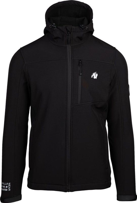 Foster - Softshell Jas - Zwart - Softshell - Regular Pasvorm