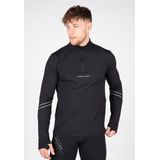 Gorilla Wear - Noxen - Sportshirt - Zwart - Fleece - Reflecterende Details