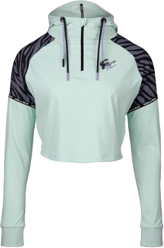 Gorilla Wear Zion Cropped Hoodie - Groen