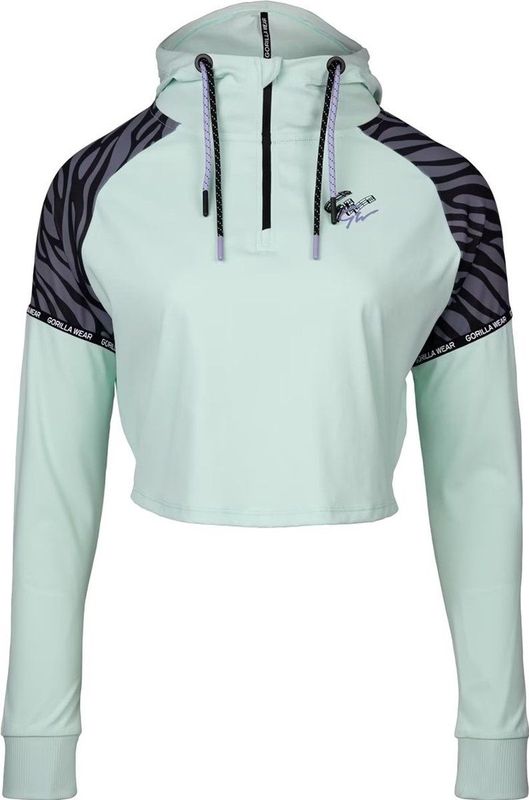 Gorilla Wear Zion Cropped Hoodie - Groen