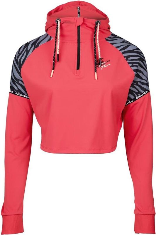 Gorilla Wear Zion Cropped Hoodie - Rood