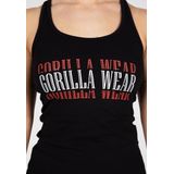 Gorilla Wear - Verona Tank Top - Zwart - Katoen/Elastaan - Slim Fit