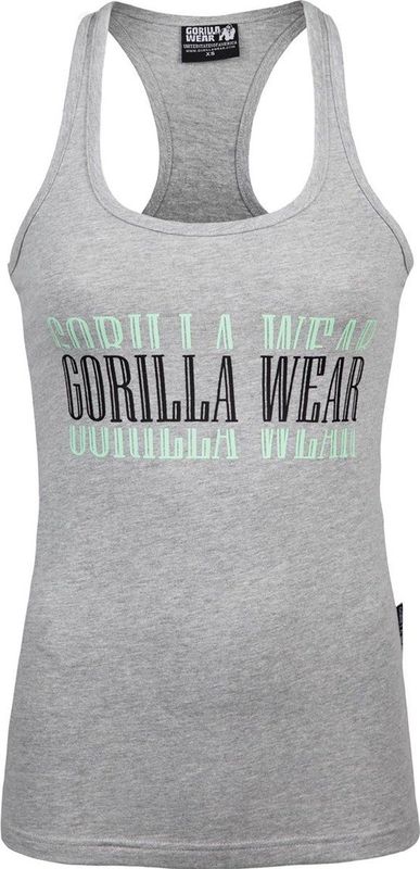 Gorilla Wear - Verona - Tanktop - Zwart - Katoen/Elastaan