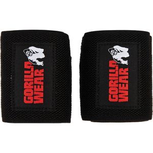 Gorilla Wear - Ankle Wraps - Enkelbeschermers - Zwart - Polyester/Elastaan