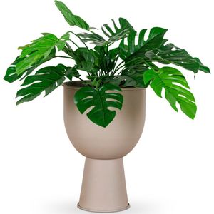 Artichok Fenna bloempot op voet - beige