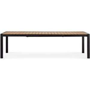 Lisomme Stef tuintafel bruin - verlengbaar - 205 x 100 cm