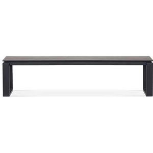 Lisomme - Abel - Tuinbank - Zwart - Gepoeerdercoat Metaal - 180 cm