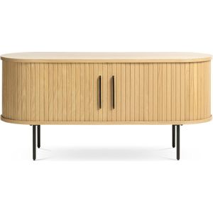 Olivine Lenn TV meubel Naturel - Hout - Zwarte Poten - B 120 cm