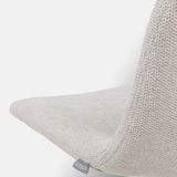 Nolon Nino-Mats Barkruk Beige - Zwart Onderstel - Zithoogte 65 cm - Stof - Voor Kookeiland