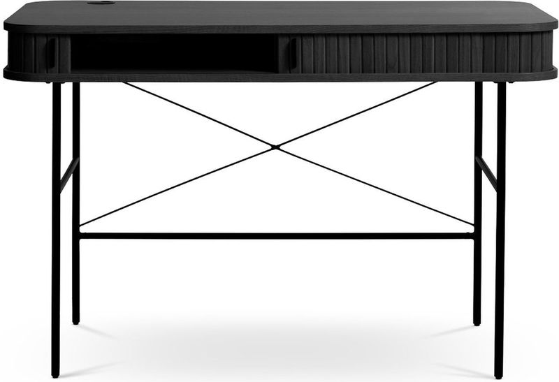 Olivine - Lenn - Bureau - Zwart - Hout - 120 x 60 cm