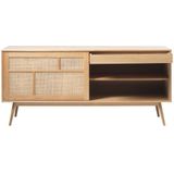 Olivine Boas houten sideboard naturel - 180 x 45 cm
