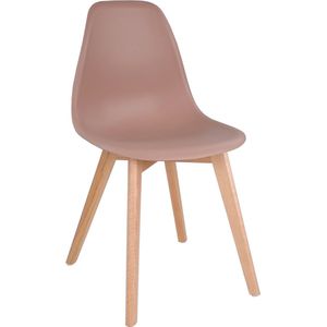 Eetkamerstoelen - Roze - Kunststof - Scandinavisch