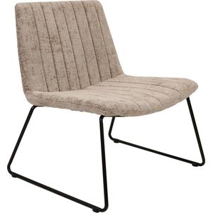 Kick - James - Fauteuil - Champagne - Chenille Stoffen Bekleding