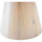 Kick Collection - Eettafel Joe - Ronde - Whitewash - Mangohout - 120cm