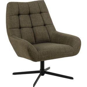 Kick - Claire - Draaifauteuil - Groen - Stof