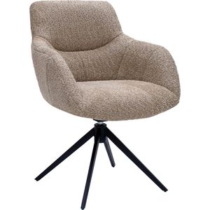 Kick Collection - Draaistoel Fer - Beige - Bouclé Stof