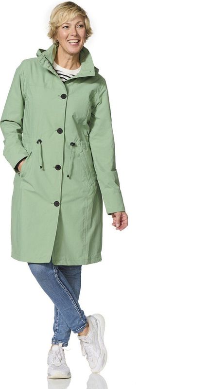 Happy Rainy Days - Porto - Regenjas - Groen - Gecoat Nylon - Polyester Voering