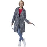 Happy Rainy Days - Geneve - Regenjas - Blauw/Wit - 100% Nylon