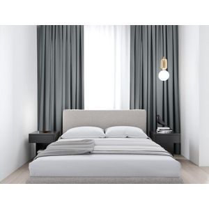 Home of Curtains – ELSA basisserie – gordijn met plooiband – verduisterend – kant-en-klaar – 150 x 250 cm (b x h) – donkerolifantgrijs