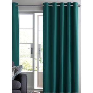 Maroyathome – RUBEN basisserie – gordijn met ringen – verduisterend – kant-en-klaar – 150 x 250 cm (b x h) – groen