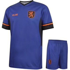 Nederlands Elftal - Voetbaltenue Uit - Blauw - Shirt en Short - Kinderen en Volwassenen