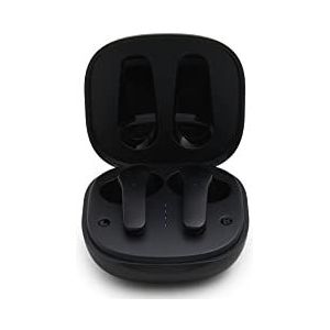 DUTCH ORIGINALS Draadloze Oordopjes, Bluetooth Oortjes, TWS, In-Ear Oordoppen, Zwart, Met 2 Paar Siliconen Opzetstukken