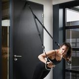 Rebblo - Suspension Trainer - TRX - Thuis Sporten - 2,1 Meter - Verlengband 90 cm - Complete Set - Fitness - Inclusief Opbergtas