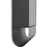 Lifa Garden Brievenbus - Met krantenrol - Antraciet - 30x34x9 (BxHxD)