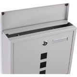 Lifa Garden - Brievenbus - Grijs - Gecoat Metaal - 30x34x9 cm