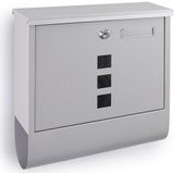 Lifa Garden - Brievenbus - Grijs - Gecoat Metaal - 30x34x9 cm