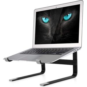 Universele LB-557 Laptopstandaard 10-17 inch - Verstelbare Geschikt Voor: Laptop / MacBook Air Pro - Bureau houder - Tafel Standaard Steun - Zwart