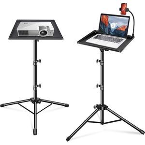 Beamer standaard - Laptop & Macbook statief - Verstelbaar tripod - stand - Geschikt voor bijna elke projector + smartphone houder