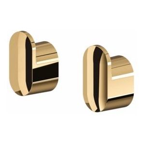 Tiger Cooper - Handdoekhaak klein (2 stuks) 16x14x25 mm - Goud gepolijst