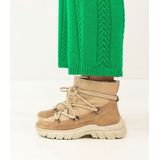 VIA VAI Sue Knit Enkellaarsjes dames - Beige