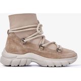 VIA VAI Sue Knit Enkellaarsjes dames - Beige