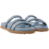 Via Vai, Schoenen, Dames, Blauw, 37 EU, Leer, Candy Pop Slippers