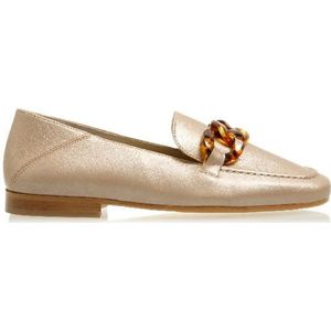 Via Vai 60055 - Instappers - Beige - Leer