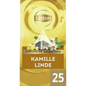 Lipton - Exclusive Selection - Thee - Kamille Linde - 25 Piramidezakjes van 2 Gram