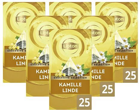 Thee lipton exclusive kamille linde 25x2gr | 6 stuks