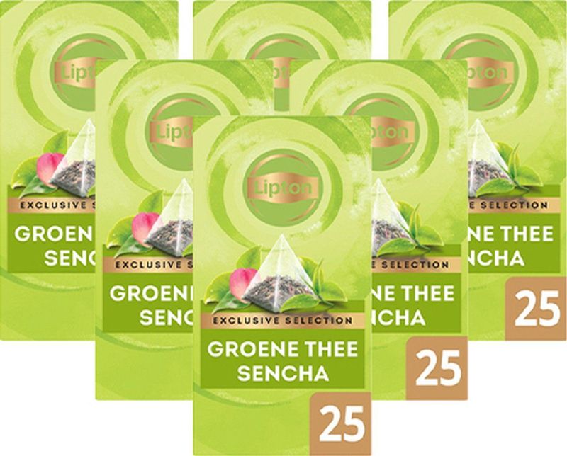 Lipton - Exclusive - Groene Thee - 25x2gr - Piramidevormige Zakjes