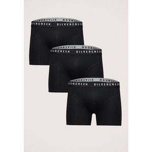 Silvercreek - Solid 3-Pack - Boxershorts - Zwart